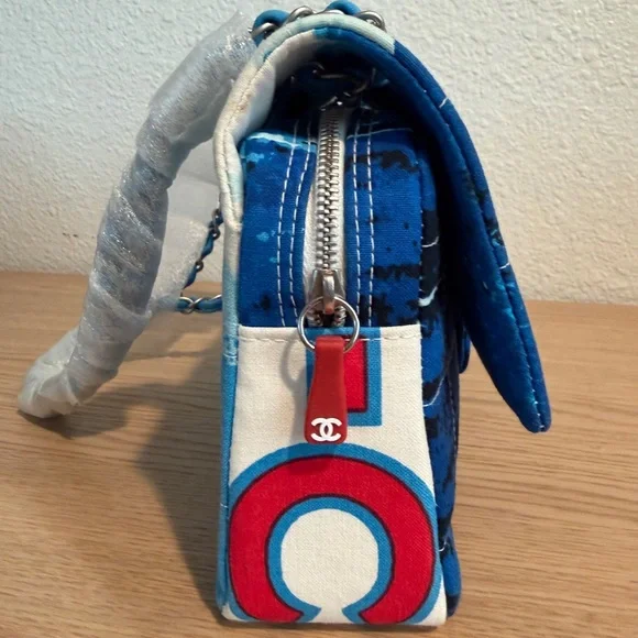 SOLD Chanel Vintage Surfline Flap Bag - Picture 4 of 15